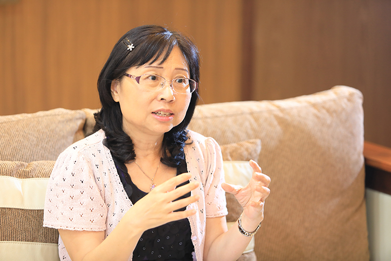 圖／林惠賢校長表示，未來希望能夠結合智慧長照及幼托，與產業接軌，培育人才。