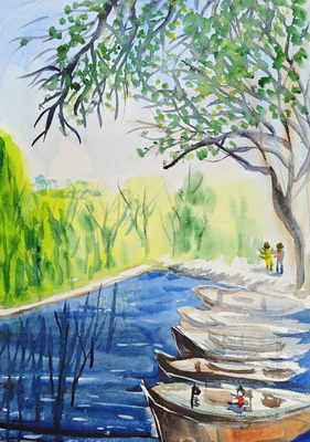 Link to 歸航(水彩)