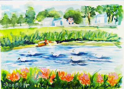 Link to 鄉趣(水彩)